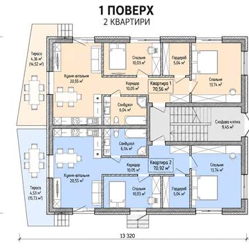 2-кімнатна квартира з терасами в новобудові, Петрики вулиця шептицького