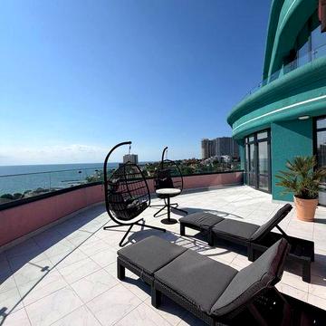 Пентхаус с прямым видом на МОРЕ и доходностью в отеле 5* SPATIUM HOTEL Аркадия и Море !