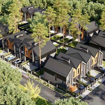 Таунхаус біля парку. Газ, міські комунікації. Ділянка 2 сотки