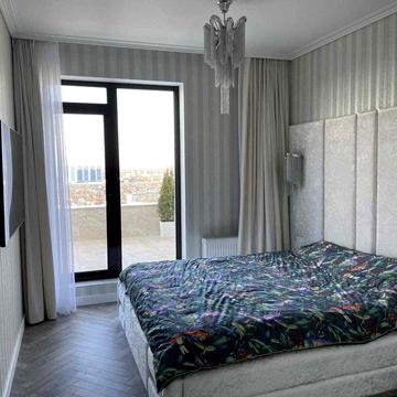 Роскошный пентхаус 100 м² с панорамой моря и 2 террасами в Аркадии ЖК Лимнос