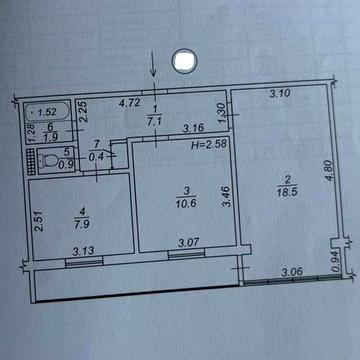 Без %. Вул. Преображенська. Олександрівська Слобідка. Продаж 2к квартири.