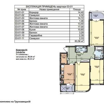 Продаж 3х кімнатної квартири в новобудові ЖК Галжитлобуд