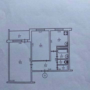 Продаж 2 кімнатна квартира 3 поверх, газ. Леся Курбаса 18