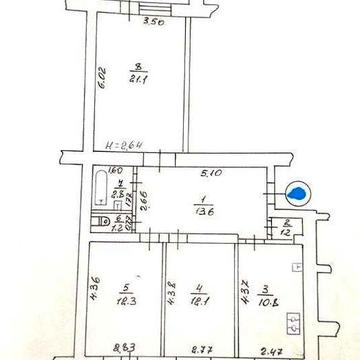Продам 3к.кв. Проспект Науки 31в, м. Ботанический Сад, м.23 Августа.