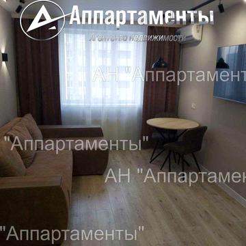 Эксклюзивно Cдам 2к-студию 55м в ЖК "Левада 2" (м.Левада), новый дизайн.ремонт, новая мебель и техника.