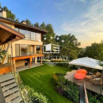 Lux-Estate / Оренда будинку 370m² з панорамним краєвидом, Лісники, КМ «Зелений Гай»