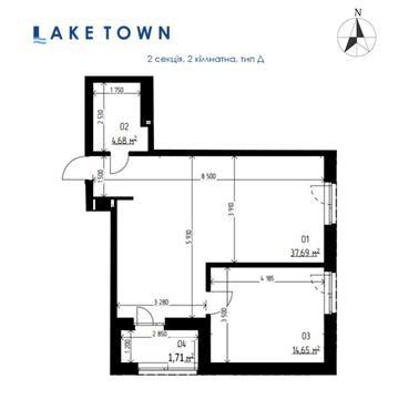Продам квартиру в ЖК «Lake Town» ЖК Лейк Таун