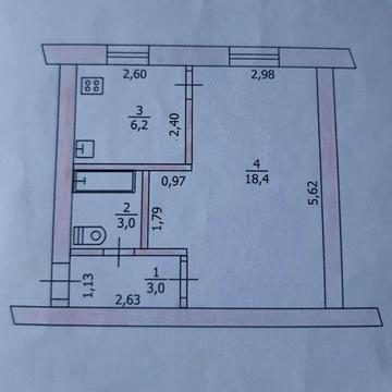ЦЕНТР! ТЕРМІНОВО! 9500$. Продам 1-кімнатну квартиру в самому центрі, біля центральної площі