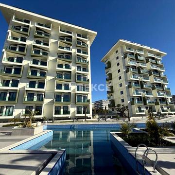 Пентхаус з видом на море, Аланія, Туреччина — 108 м², готовий ЖК Gardenia