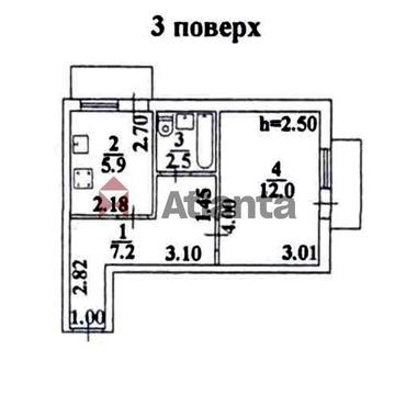 1-комнатная квартира. Хаджибейский (Малиновский). Слободка