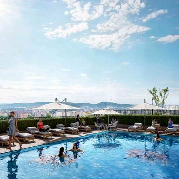 1кім.квартира в ЖК "Viking Hills" 40,8м2 на представницькому, але не останньому поверсі ЖК Viking Hills