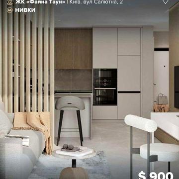 Оренда 1к квартири 40 м² у Файна Таун