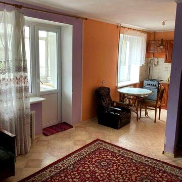 1-комнатная квартира-студия на ХБК, хозяин, на длительный срок
