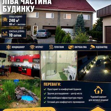 Комфортний будинок в центрі міста з усіма зручностями