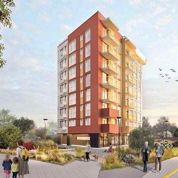 ЖК Evening 1-кімнатна квартира 36,40 м² з кухнею-вітальнею та лоджією | 5 поверх від забудовника ЖК Evening
