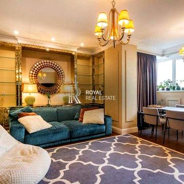 Продаж Квартира Київ ЖК «Новопечерські Липки» 3 кімнати 130 м² Дизайнерський ремонт Мармур Італійські меблі Охорона Паркінг ЖК Новопечерські Липки