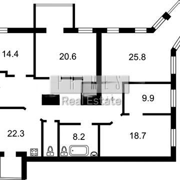 Продаж 5к квартири без ремонту, вул. Костянтинівська, 1, Контрактова площа, Поділ