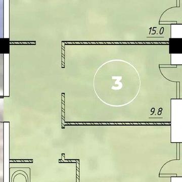 Виа Рома. Таирова. Полноценная 2 комн. Газовый проект. ЖК Виа Рома