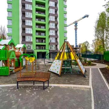 1к квартира 47 м.кв. | Святошинський район | 23 поверх | Видова | 15 м.кв. кухня ЄОселя, Євідновлення ЖК Академ Квартал
