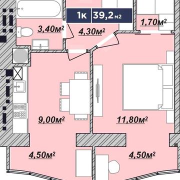 Продам квартиру в ЖК Надрічний дешевше на 100$ м2 від ціни забудовника