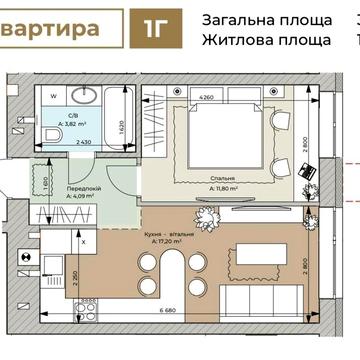 1к квартира поруч з парком |Газове опалення| ЖК Дублін Парк