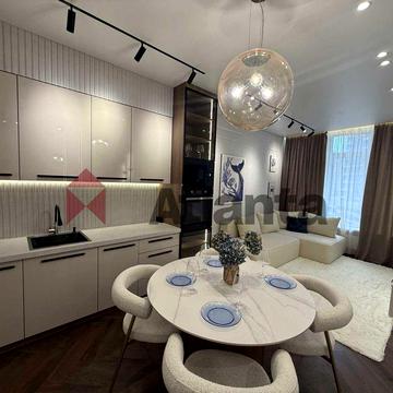 Атмосфера, 1-ком квартира 48м2 с ремонтом, Аркадия, Приморский ЖК АТМОСФЕРА
