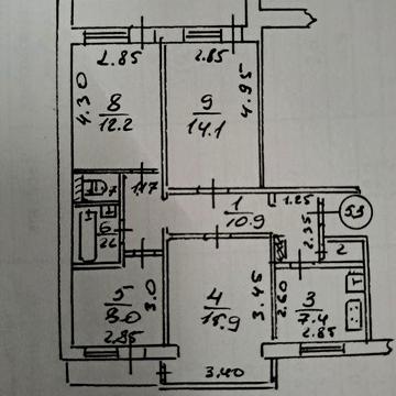 Продам 4-кімнатну квартиру