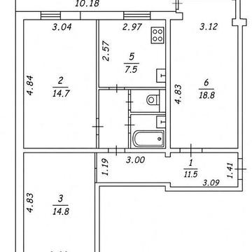 Продаж 3к квартири 72 кв.м з еркером на 1 поверсі.  Бульвар Бучми 7. Березняки
