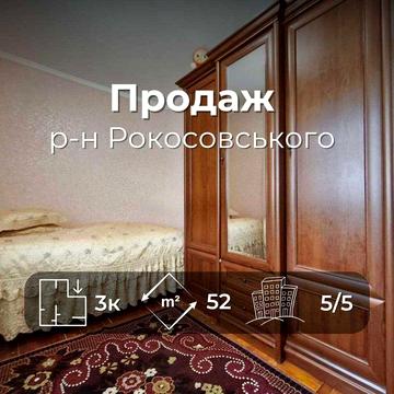 3-к квартира Чернігів Рокосовського. З меблями та технікою. (SP)