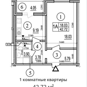 Продам 1-кімн. квартиру ЖК Патріотика 42,72 м² | переуступка ЖК Патріотіка