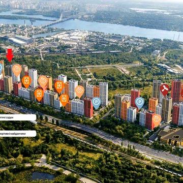 1к євродвушка 43м² в ЖК Svitlo Park. Вікна у двір. Власник ЖК Svitlo Park