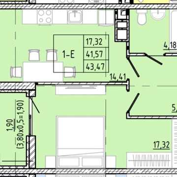 Продам свою квартиру в ЖК Модерн / Стикон / 6 фонтана ЖК Модерн