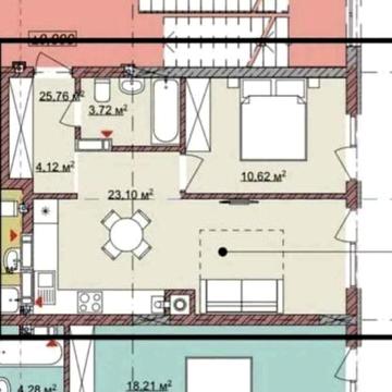 Продам 1,5 кім в новобудові по вул.Бабяка(є газ), скоро здають в експлуатацію