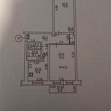 Продам 2-комнатную квартиру в Покрове — 44,2 м²