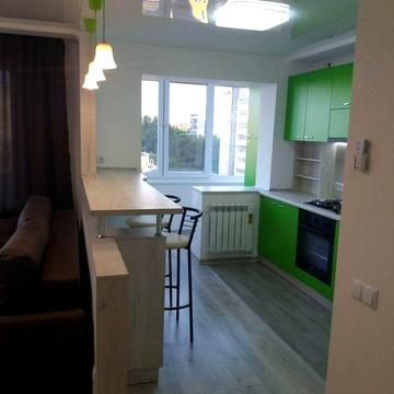 Сдам 1к квартиру на Титова, евроремонт, автономка, 14000 грн