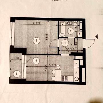 Продається квартира в ЖК Твін Хаус, 39.38 кв. м ЖК Твін Хаус/ Twin House