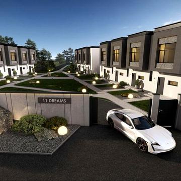 Продаж сучасного таунхауса площею 100 та 110 м2 у закритому котеджному містечку 11 DREAMS, с. Підгірці.
