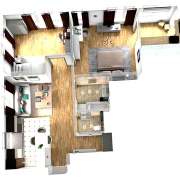 2-к Апартаменти 69.15 м² в ЖК Big Ben вул.Стрийська Комфорт клас. Без комісії. ЖК Big Ben