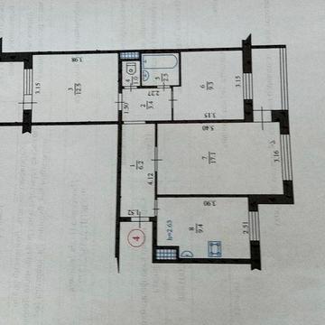 Продам 3-кімн. квартиру на 4 м-ні
