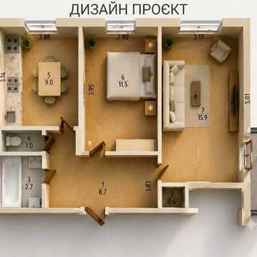 Квартира на Крошні біля АТБ