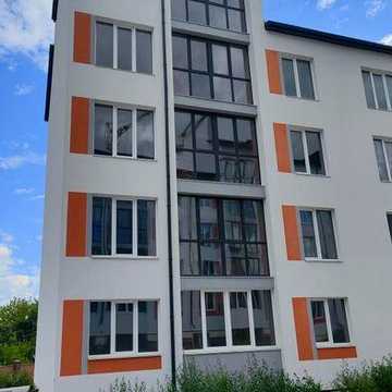 Продаж 1к квартири з лоджією, панорамними вікнами, газом в цегляному будинку за адресою вул. Зарічна, 15 ЖК Гранд Комфорт • 47,16 м²•42 444$ ЖК Grand Comfort