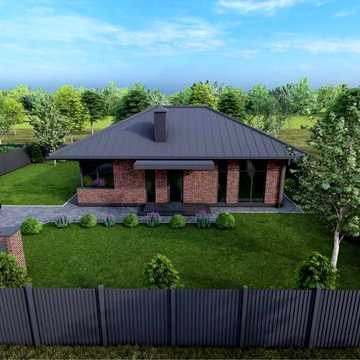 Продам одноповерховий приватний будинок з терасою Ворзель Ділянка 5 соток Газ