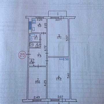 Собственник! 3-х коматная квартира на Раковке