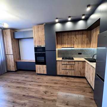 2 -к студія 56 м² з окремим входом + ГАРАЖ із зарядкою для електрокара!