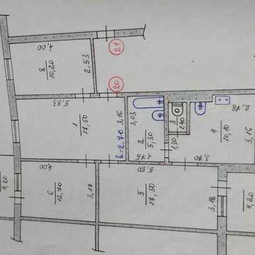 Продам 3-х кімн. квартиру 78,10 кв.м в Васищеве, Харківський р-н, 3-й поверх