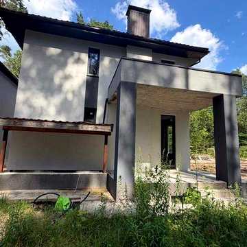 * Будинок 129 м2, 2 поверхи в сосновому лісі урочища "Бортничі"