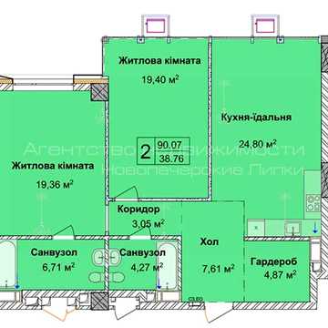 Продаж 3к квартири 91м2 Без % ЖК Новопечерські Липки - Верхогляда ЖК Новопечерські Липки