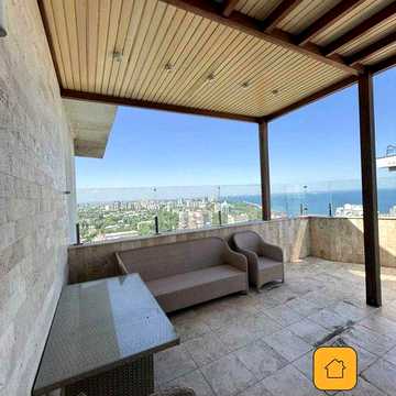 2-к квартира 110 м² с террасой 23 м², Французский бульвар, вид на море ЖК Французский бульвар