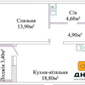 ЖК Скай Сити ‼️1-комнатная, 45 м2 , лоджия‼️ Без ремонта‼️ Парк Горького‼️ City Center ‼️ул.Варненская‼️45000$ ЖК Скай Сити