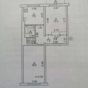 Продам квартиру 47,1 м кв, власник
